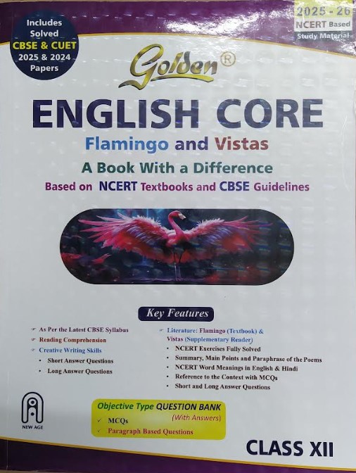 Golden English Core Class 12: CBSE 2025-26